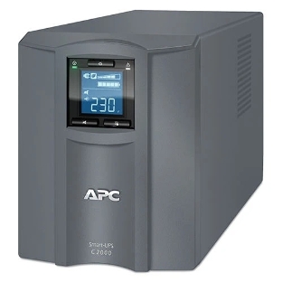 Источник бесперебойного питания APC Smart-UPS C SMC2000I/2000ВА/1300Вт/1 х IEC 320 C19 (компьютерная), 6 х IEC 320 C13 (компьютерная)