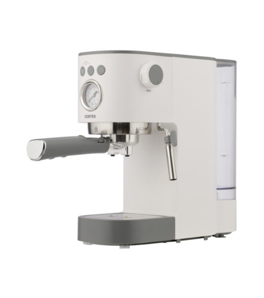 Кофеварка рожковая Centek CT-1168 белый, исп. кофе - молотый, 1.2 л, 1350 Вт, 20 бар