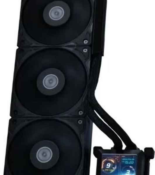 Система жидкостного охлаждения Lian-Li HydroShift LCD 360S Soc-AM5/AM4/1700 черный 4-pin 29.8dB Al+Cu LCD 330W Ret (G89.GHSLCD36SB.R0)