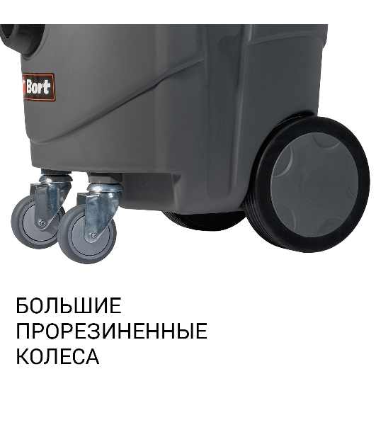 Строительный пылесос Bort BAX-1530M-Smart Clean 1600Вт (уборка: сухая/влажная) черный