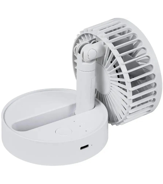 Вентилятор Centek CT-5044 белый, настольный, 4 Вт, 3 скорости, 10 см