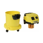 Строительный пылесос Karcher WD 3 P V-17/4/20 Workshop желтый, 1000 Вт, уборка сухая/сбор воды/выдув, пылесборник мешок/контейнер, 17 л, фото6