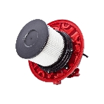 Пылесос строительный RedVerg RD-VC1200S-20P черный, 1200 Вт, уборка сухая/сбор воды, пылесборник бак/мешок, 20 л, фото4