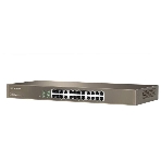 Коммутатор неуправляемый IP-COM F1024 24 порта, 24x100 Мбит/с, установка в стойку, металлический корпус, фото 1
