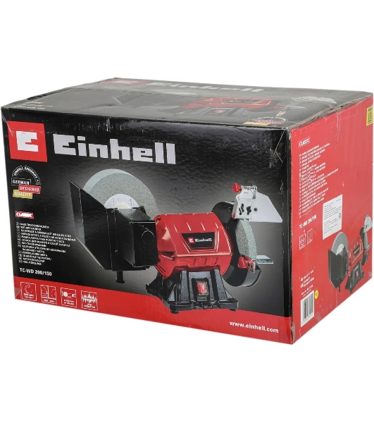 Электроточило Einhell TC-WD 200/150 250Вт 2980об/мин d=150мм t=20мм
