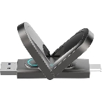 Флешка USB Netac US9 (NT03US9C-512G-32TA), 512Gb, USB 3.2 Gen2 Type-A/USB Type-C, R/W 1000/900, серебристый, фото5