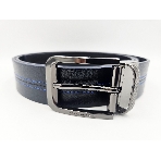 Ремень мужской Piquadro Blue Square CU6742B2/BLUN 125х3.5 см синий/черный натур.кожа, фото4