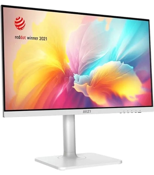 Монитор 23.8' MSI Modern MD2412PW IPS 1920x1080, 100 Гц, 4 мс, 16:9, 300 кд/м2, 1xHDMI, 1xUSB-C, 1x3.5 мм, белый