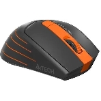 Мышь беспроводная A4Tech Fstyler FG30S серый/оранжевый, 2000 dpi, радиоканал, USB, кнопки - 6, фото16