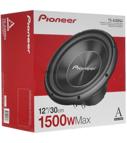 Сабвуфер автомобильный Pioneer TS-A300S4 500Вт пассивный (30 см/12')