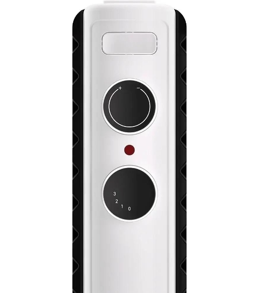 Обогреватель масляный Royal Clima Laggio Nero ROR-LN7-1500M, с терморегулятором, 1500Вт, 6 секций, 3 режима, белый/серый