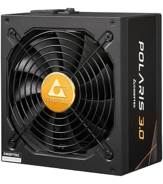 Блок питания Chieftec Polaris 3.0 PPS-1050FC-A3, 1050Вт, 80 PLUS Gold, 135мм, модульный, черный