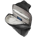 Рюкзак слинг мужской Piquadro Russel CA6764W137/N черный кожа, фото5