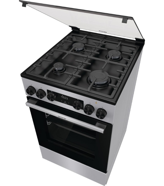 Плита Комбинированная Gorenje GK5C41SF серый (стеклянная крышка) реш.чугун