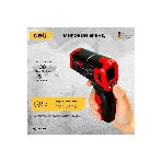 Инфракрасный пирометр (термометр) с цветным экраном Deli DL333550, фото6