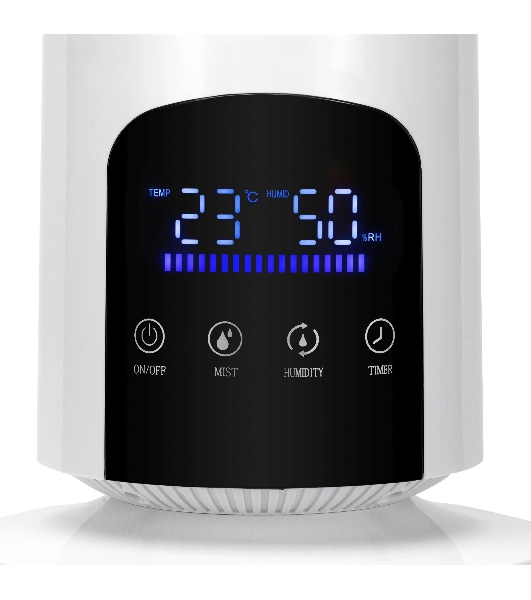 Увлажнитель воздуха Vitek VT-2348 белый, 30 м², 5.2 л, ультразвуковой, гигростат, пульт ДУ