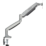 Кронштейн для мониторов ЖК Digma D-MM301 серый 17'-45' макс.15кг крепление к столешнице поворот и наклон, фото3