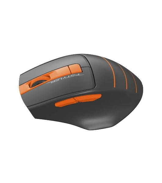 Мышь беспроводная A4Tech Fstyler FG30S серый/оранжевый, 2000 dpi, радиоканал, USB, кнопки - 6