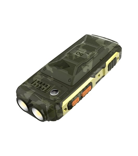 Мобильный телефон BQ 2430L Tank Connect камуфляж/золотистый