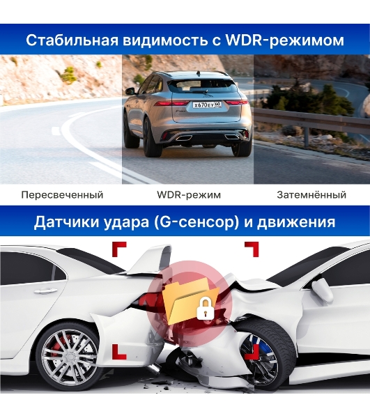 Видеорегистратор с радар-детектором TrendVision Combo F10 GPS ГЛОНАСС