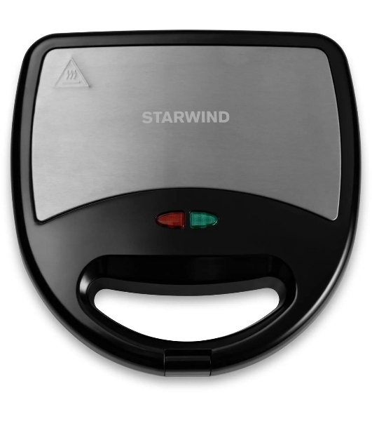 Сэндвичница Starwind SSW2346 750Вт черный/серебристый