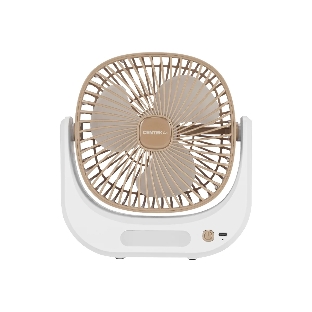 Вентилятор Centek CT-5041 бежевый, настольный, 5 Вт, 3 скорости, 10 см
