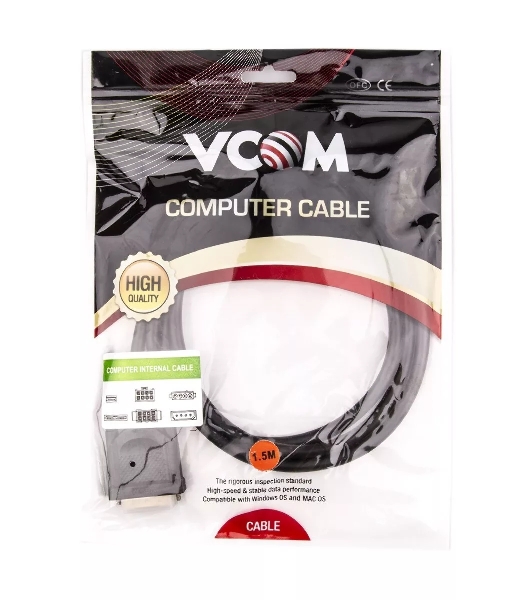 Кабель HDMI-DVI 1.5M CG484G-1.5M VCOM