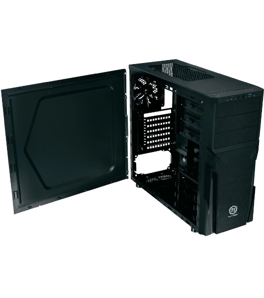 Компьютерный корпус Thermaltake Versa H21 черный без БП ATX 2x120мм 1xUSB 2.0 1xUSB 3.0 audio bott PSU