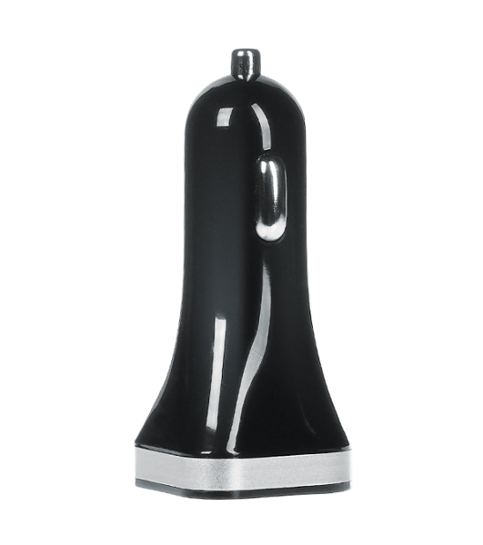 Автомобильное зарядное устройство QUMO 3A, 2 USB, 1A+2A черный
