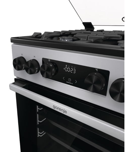 Плита Комбинированная Gorenje GK5C41SF серый (стеклянная крышка) реш.чугун