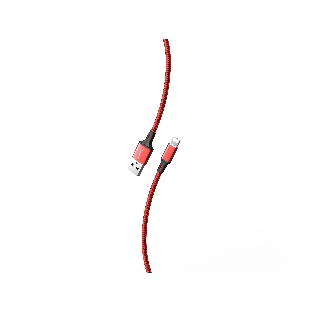 Кабель Smartbuy (iK-512-S14rb) S14 Lightning красный/черный, 3 А, 1 м