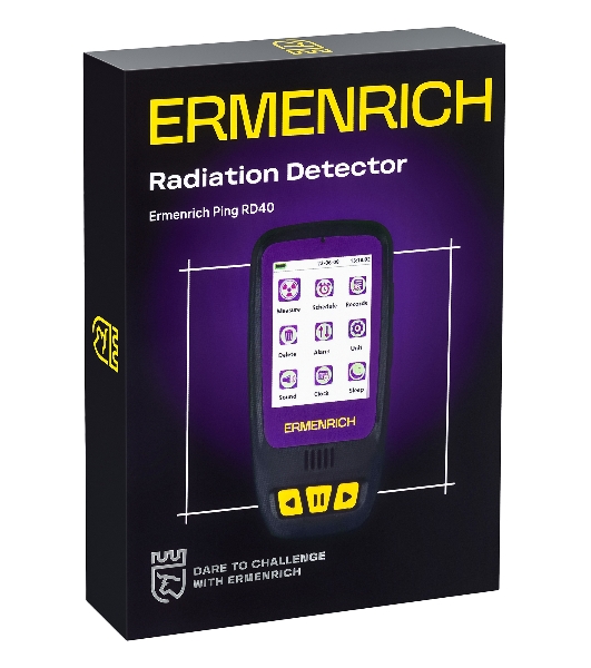 Дозиметр Ermenrich Ping RD40 фиолетовый/черный (84640)