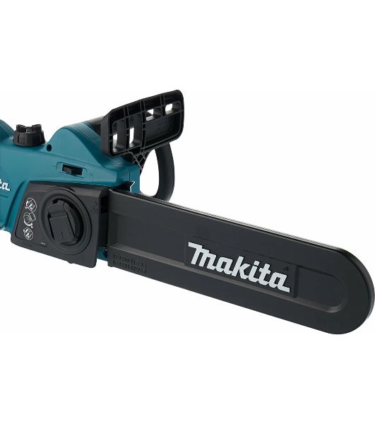 Пилы электрические цепные Makita UC3541A Пила цепная, 1800Вт, шина-35 см, шаг-3\8', паз-1.3 мм, 4.7 кг, кор, поперечное распол дв-ля