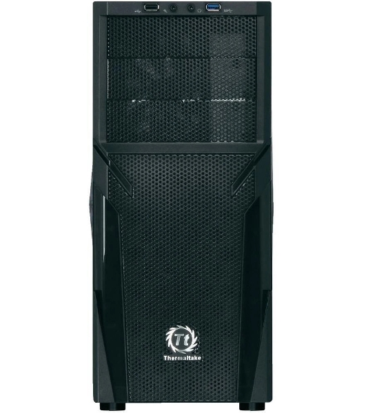Компьютерный корпус Thermaltake Versa H21 черный без БП ATX 2x120мм 1xUSB 2.0 1xUSB 3.0 audio bott PSU
