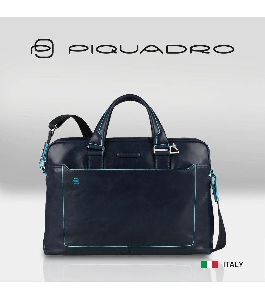 Сумка для ноутбука Piquadro Blue Square CA3335B2/BLU2 синий натур.кожа