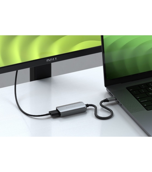 Переходник (адаптер) Satechi USB-C To HDMI 2.1 8K Adapter, Поддержка 8K/60Hz, Серый ST-AC8KHM