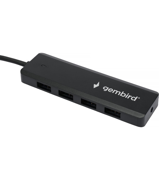 USB-концентратор Gembird UHB-C354, USB 3.0, USB 4 порта, USB с доп питанием