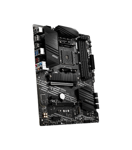 Материнская плата MSI B550-A PRO, AM4, AMD B550, 4xDDR4, 6xSATA, 2xM.2, 1xPCI-E 4.0 x16, 1xPCI-E 3.0 x16, 2xPCI-E x1, 1xHDMI, 1xDP, 1x 1Gb LAN, 4xUSB-A 2.0, 2xUSB-A 3.2 Gen 1, 1xUSB-A 3.2 Gen 2, 1xUSB-C 3.2 Gen 2, 6x3.5 мм, 7.1, ATX