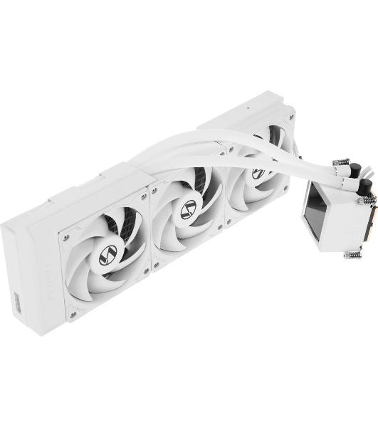 Система жидкостного охлаждения Lian-Li HydroShift LCD 360S Soc-AM5/AM4/1700 белый 4-pin 29.8dB Al+Cu LCD 330W Ret (G89.GHSLCD36SW.R0)