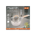 Ковш MALLONY Fortuna нержавеющая сталь, с крышкой 1,65 л, диаметр 16 см, капсулированное дно, фото3