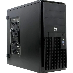 Компьютерный корпус Midi Tower InWin PE689 Black USB 3.0*2+A(HD)+fron fan 120мм*1+rear fan 120мм*1+ 2*2SATA+1*1SATA+Intrusion Switch/holes for SL20” ATX RACKMOUNT*(без блока питания), фото 1