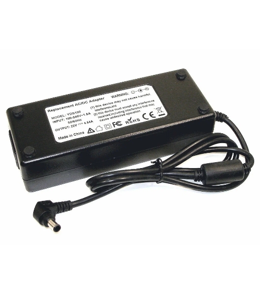 Блок питания для монитора и телевизора LCD 22V 4.54A 100W (6.5x4.4мм) OEM