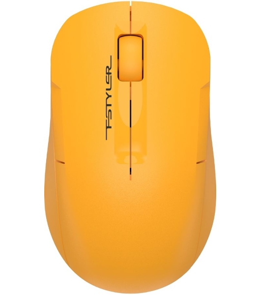 Мышь беспроводная A4Tech Fstyler FG15C Air2 желтый, 1200 dpi, радиоканал, USB, кнопки - 3
