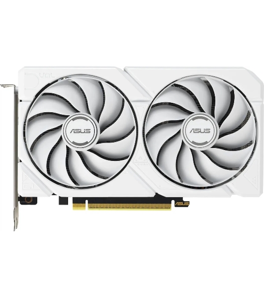 Видеокарта Asus DUAL-RX9060XT-16G-WHITE белый
