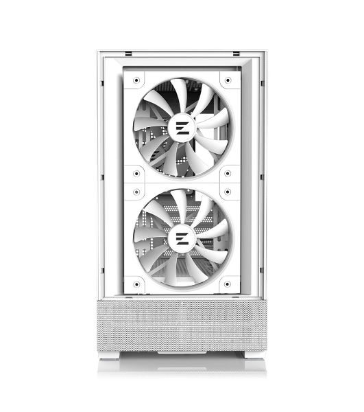 Компьютерный корпус ZALMAN P30 AIR, MATX, белый, WINDOW, 2xCombo (3.5'' or 2.5''), 3x2.5', 1xUSB TYPE-C, 1xUSB 3.0, FRONT 2x140мм ARGb, REAR 1x140мм ARGb