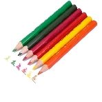 Карандаши цветные Deli EC00400 ColoRun, трехгранный профиль, тополь, 12 цветов, коробка с европодвесом, фото4