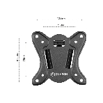 Кронштейн для телевизора ONKRON R4 10'-32' наклонно-поворотный, черный, фото4