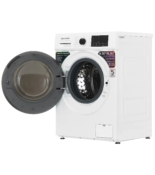 Стиральная машина Willmark WWD-9625IW белый, загрузка фронтальная 9.5 кг, 1200 об/мин, класс B