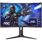 Монитор 31.5' AOC C32G2ZE/BK VA 1920x1080, 240 Гц, 4 мс, 16:9, 300 кд/м2, 2xHDMI, 1xDP, изогнутый, черный, фото 1