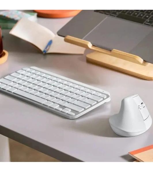 Мышь беспроводная Logitech Lift белый, 4000 dpi, радиоканал, Bluetooth, USB, кнопки - 6